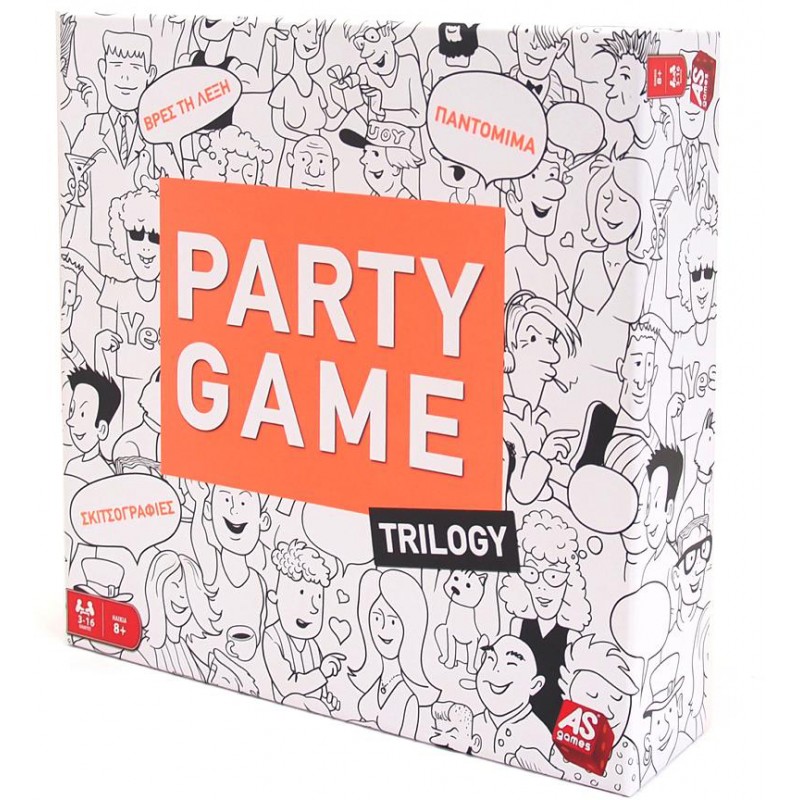 AS Company Games Επιτραπέζιο Party Game Trilogy 1040-20028 - AS Games