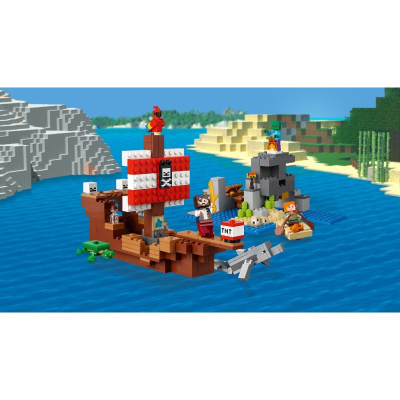 LEGO Minecraft Η Περιπέτεια Του Πειρατικού Πλοίου 21152 - LEGO, LEGO Minecraft