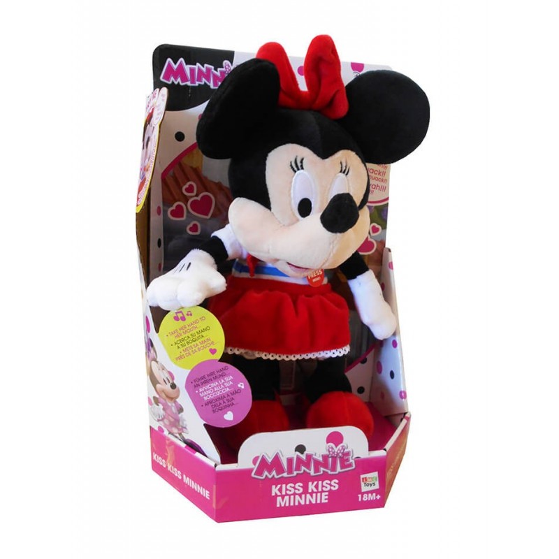Mickey/Minnie Λούτρινο Στέλνω Φιλάκια MKE04000 - Disney, Minnie