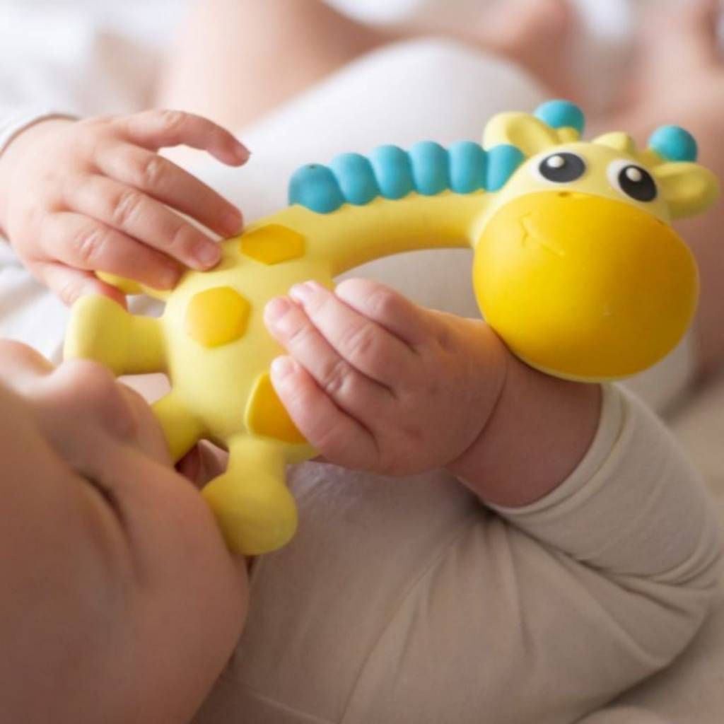 Playgro Παιχνίδι οδοντοφυΐας από φυσικό υλικό Καμηλοπάρδαλη - Playgro