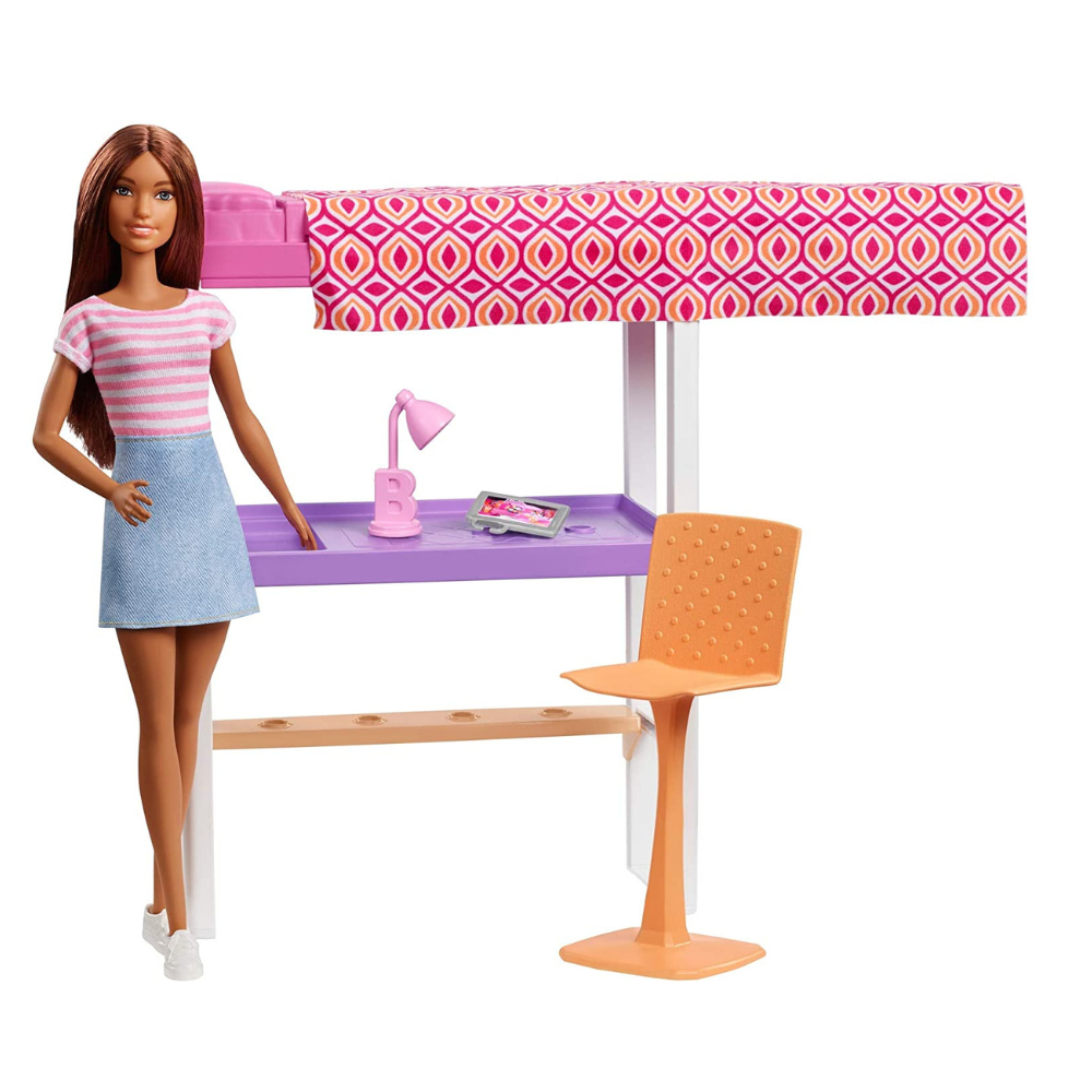 Barbie Δωμάτιο με Κούκλα 3 σχέδια DVX51 - Barbie