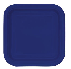 Unique 14 Navy Blue Πιάτα Φαγητού 22,2εκ U30951 - Unique