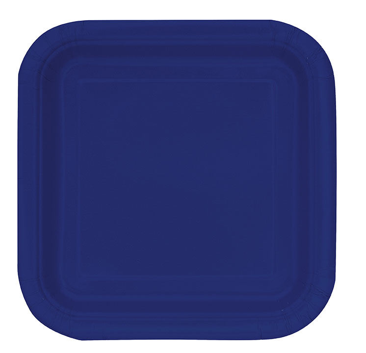 Unique 14 Navy Blue Πιάτα Φαγητού 22,2εκ U30951 - Unique