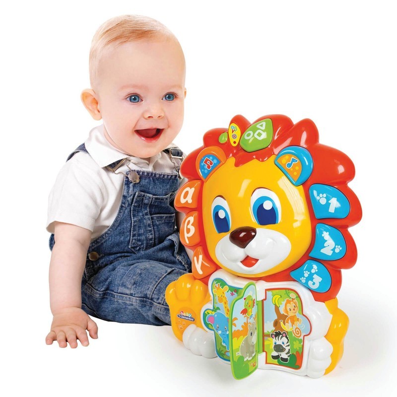 Baby Clementoni Βρεφικό Παιχνίδι Λέων Το Λιονταράκι 1000-63366 - Baby Clementoni