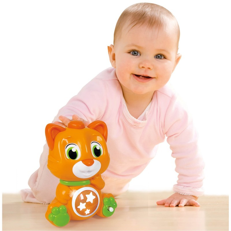 Baby Clementoni Βρεφικό Παιχνίδι Χαρούμενη Γατούλα 1000-17240 - Baby Clementoni