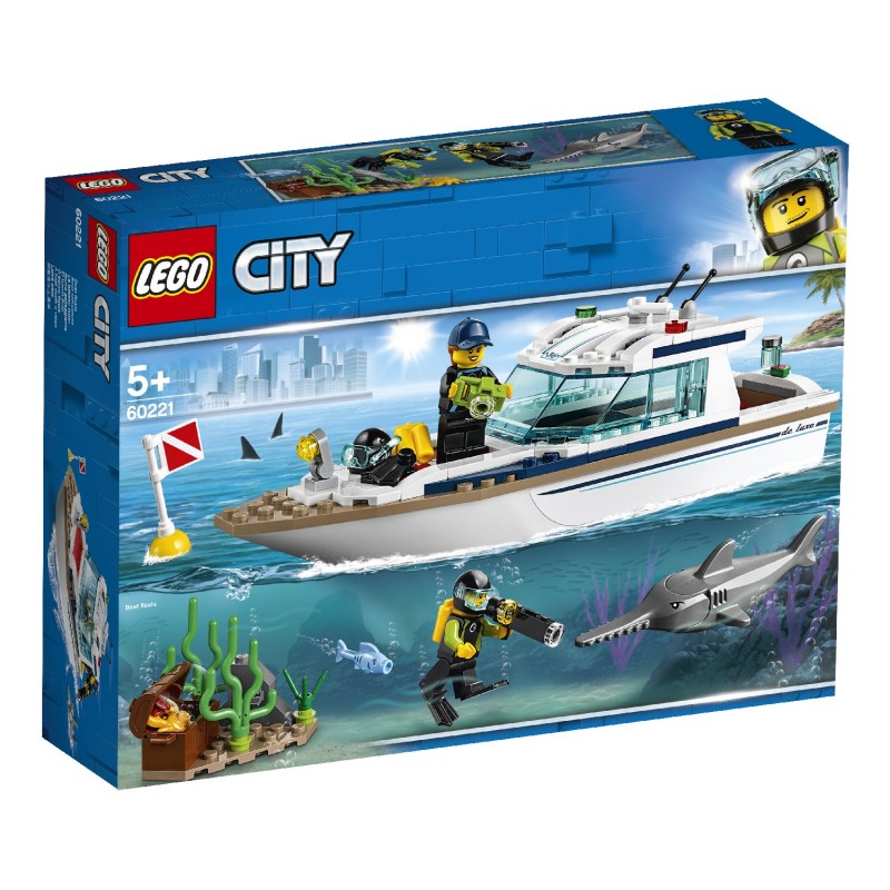 LEGO City Γιωτ Καταδύσεων - Diving Yacht 60221 - LEGO, LEGO City, LEGO City Great Vehicles