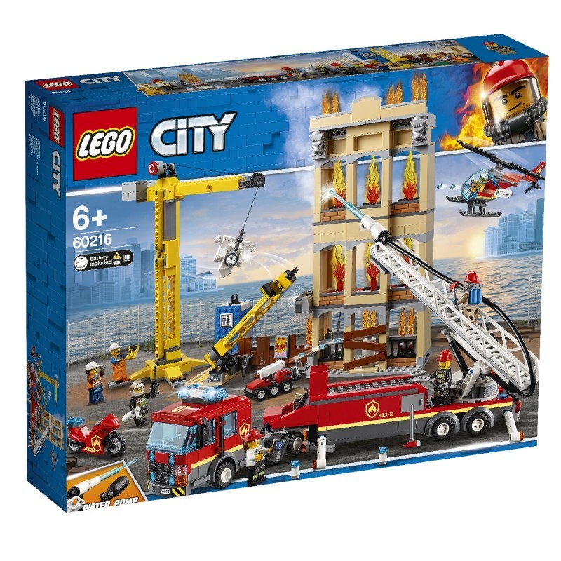 LEGO City Πυροσβεστική Στο Κέντρο Της Πόλης - Downtown Fire Brigade 60216 - LEGO, LEGO City, LEGO City Fire