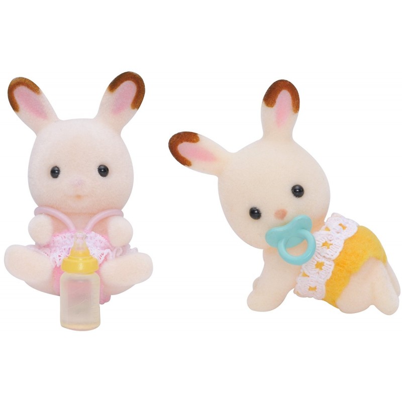 Sylvanian Families: Δίδυμα Μωρά Chocolate Rabbit 5080 - Sylvanian Families