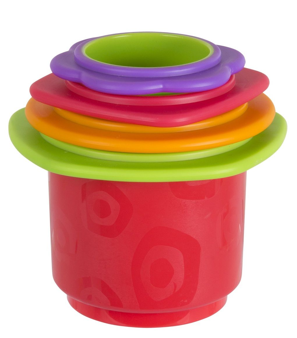 Playgro Chewy Stack and Nest Cups-Κυπελάκια Στοίβαξης - Playgro
