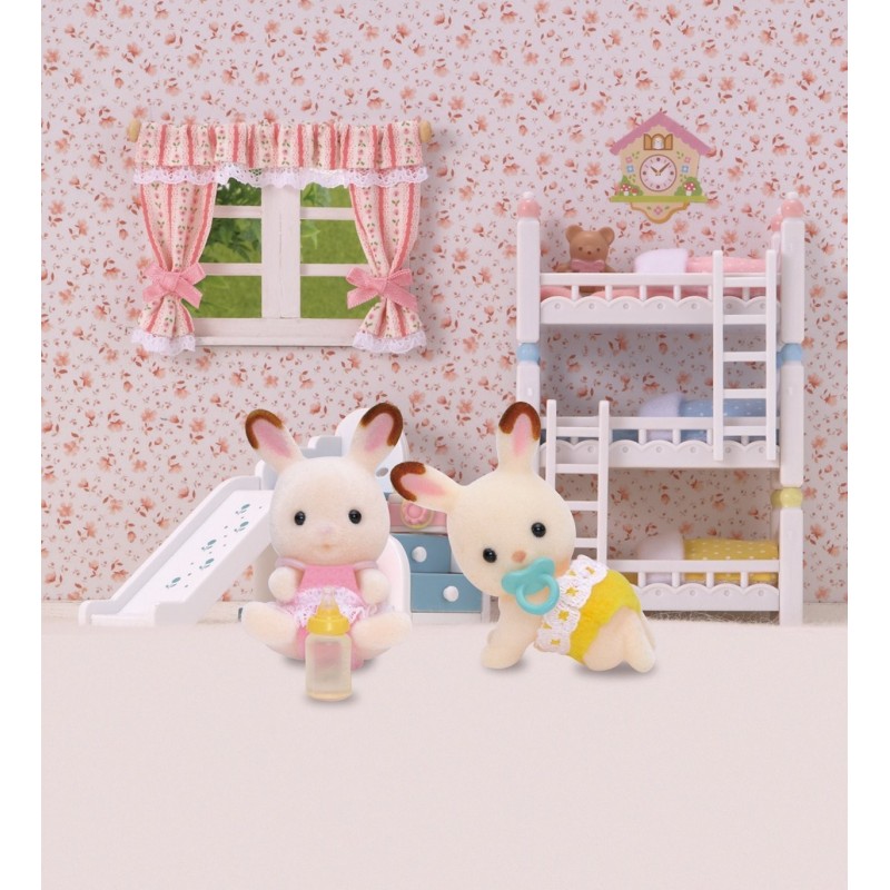 Sylvanian Families: Δίδυμα Μωρά Chocolate Rabbit 5080 - Sylvanian Families
