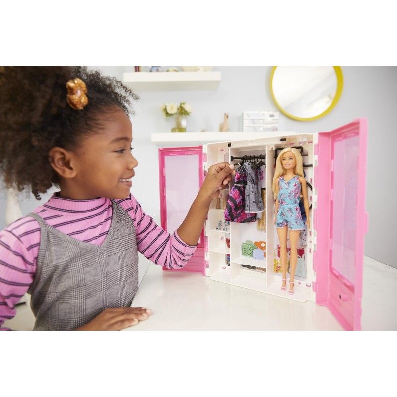 Barbie Fashionistas Η Ντουλάπα Της Barbie Με Κούκλα GBK12 - Barbie