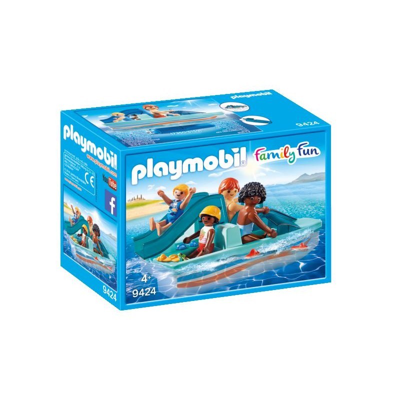 Playmobil Family Fun Θαλάσσιο ποδήλατο με τσουλήθρα 9424 - Playmobil, Playmobil Family Fun