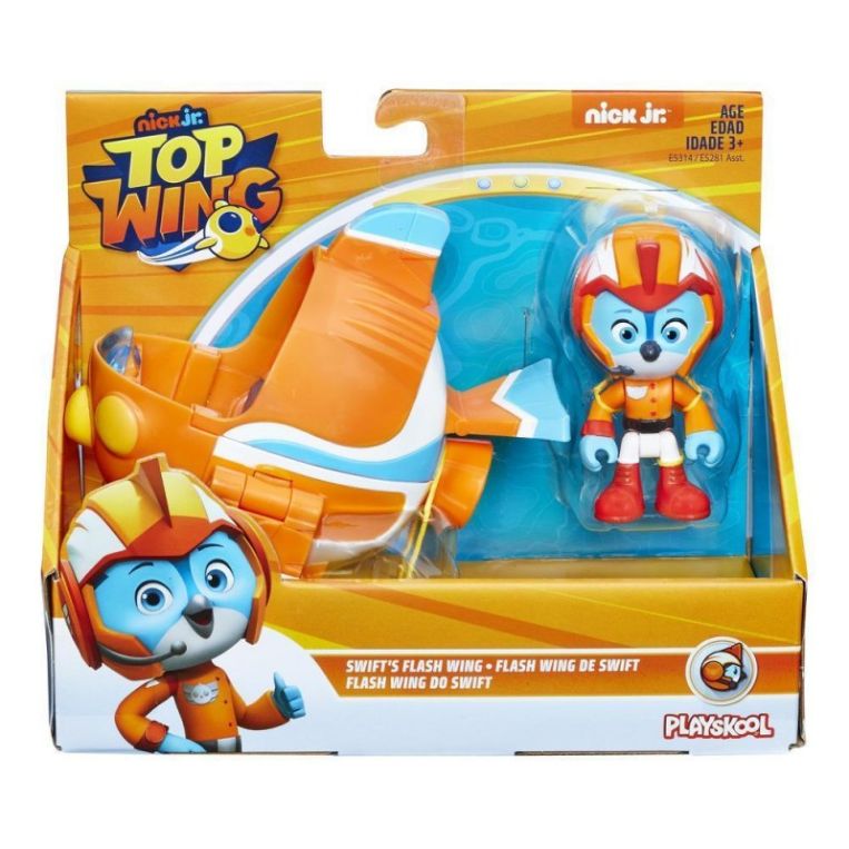 Top Wing Baddy Mcbat Φιγούρα Με Όχημα Σχέδια - Top Wing
