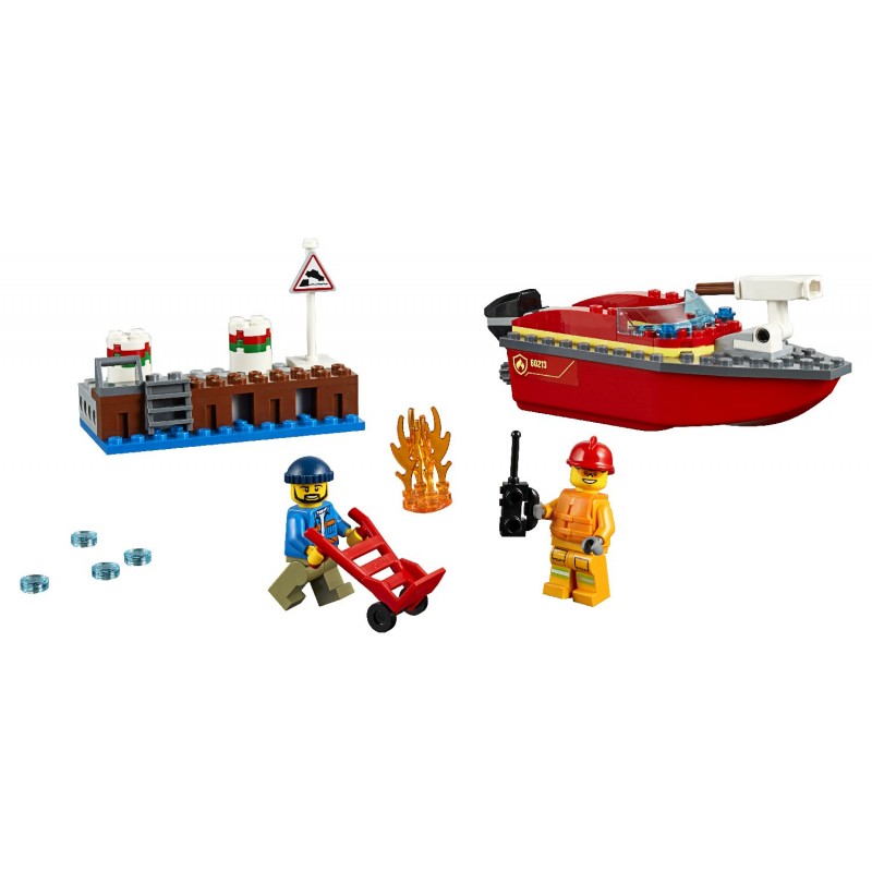 LEGO City Πυρκαγιά Στην Αποβάθρα - Dock Side Fire 60213 - LEGO, LEGO City, LEGO City Fire