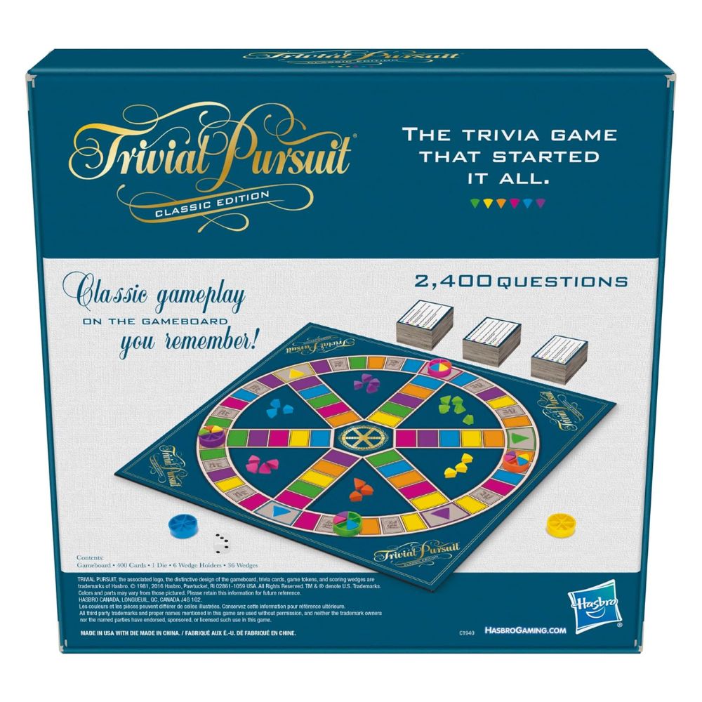 Επιτραπέζιο Trivial Pursuit C1940 - Hasbro Gaming