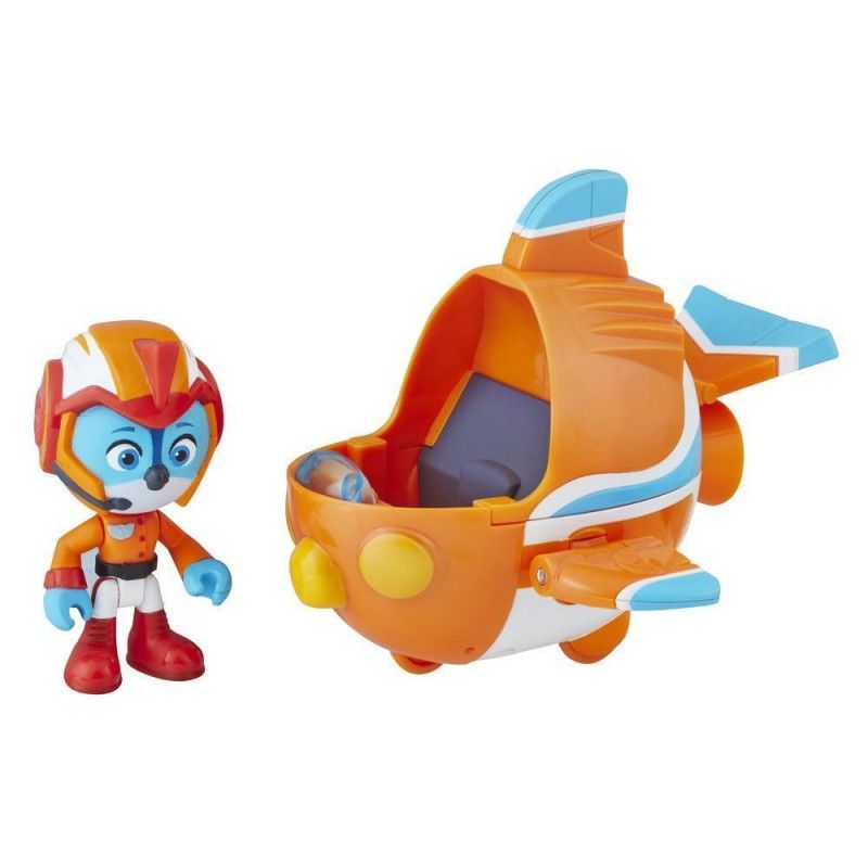 Top Wing Baddy Mcbat Φιγούρα Με Όχημα Σχέδια - Top Wing