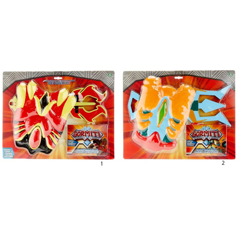 Gormiti Gormiti Role Play Costume 4 Keryon + 2 Trytion GRM29000