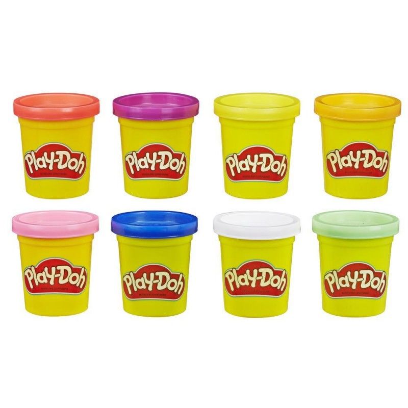 Play-Doh Rainbow Μη Τοξικά Πλαστοζυμαράκια Με 8 Χρώματα E5044 - Play-Doh