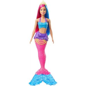 Barbie Dreamtopia Έκπληξη Γοργόνα Κούκλα Με Ουρά GJK07 3 Σχέδια - Barbie