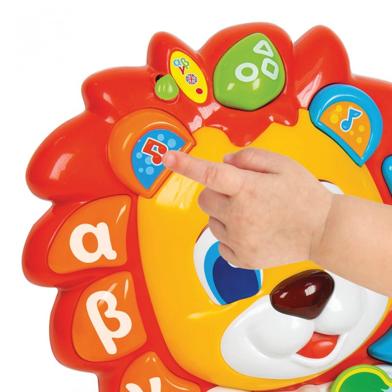 Baby Clementoni Βρεφικό Παιχνίδι Λέων Το Λιονταράκι 1000-63366 - Baby Clementoni