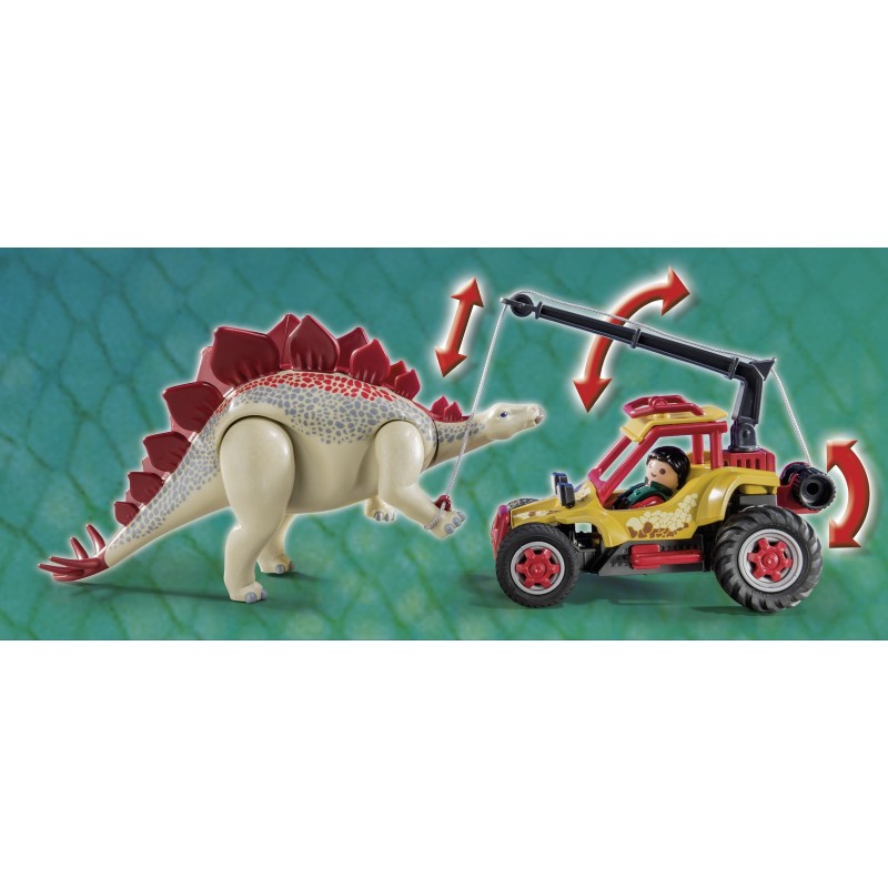 Playmobil Dinos Εξερευνητικό όχημα και Στεγόσαυρος 9432 - Playmobil, Playmobil Dino Rise, Playmobil Dinos