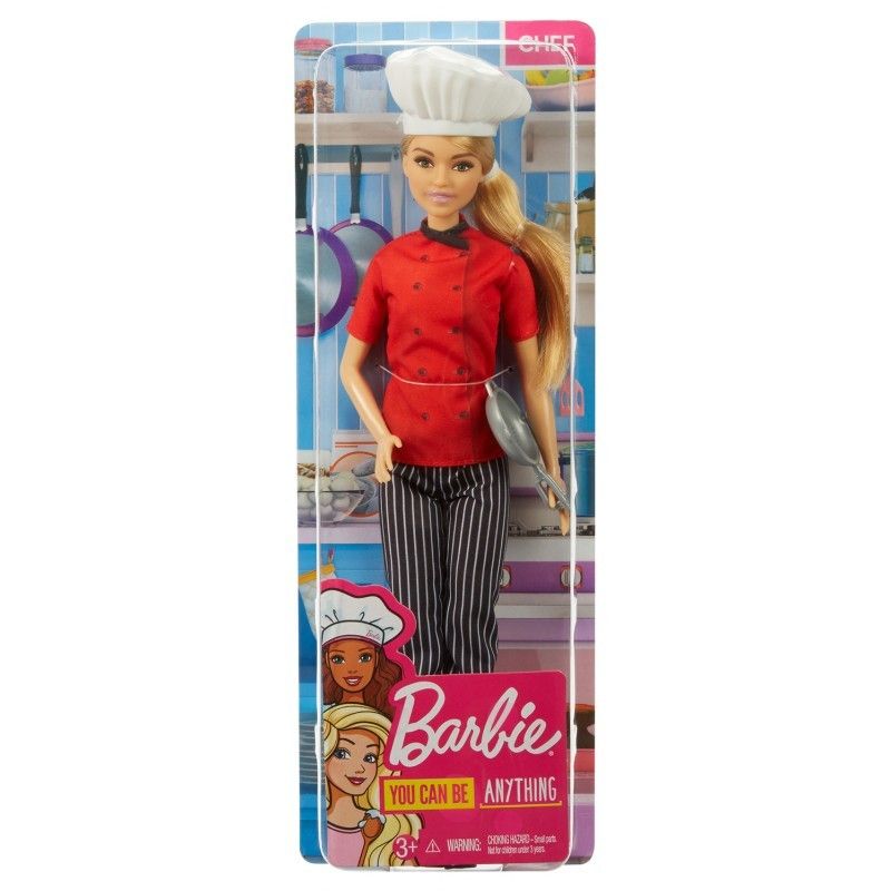 Barbie Επαγγέλματα - Σεφ Κούκλα FXN99 - Barbie
