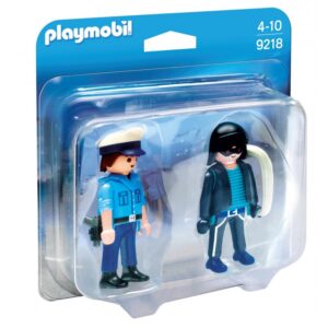 Playmobil City Action Duo Pack Αστυνομικός και Ληστής 9218 - Playmobil, Playmobil City Action