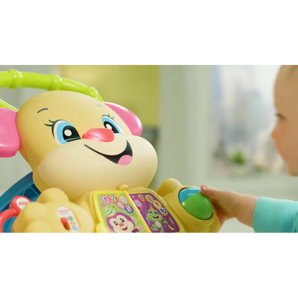 Fisher-Price Εκπαιδευτική στράτα σκυλάκι Smart Stages ροζ FTC68 - Fisher-Price