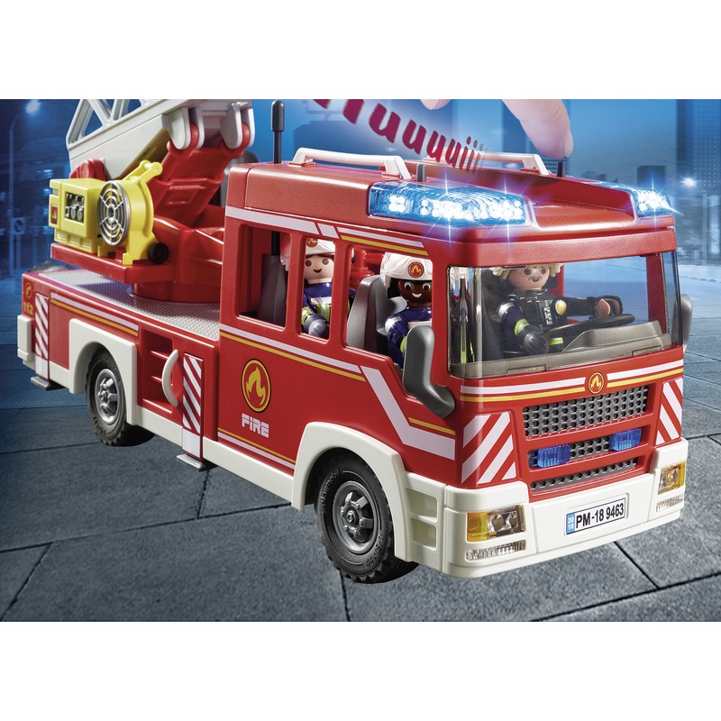 Playmobil City Action Όχημα Πυροσβεστικής με σκάλα και καλάθι διάσωσης 9463 - Playmobil, Playmobil City Action