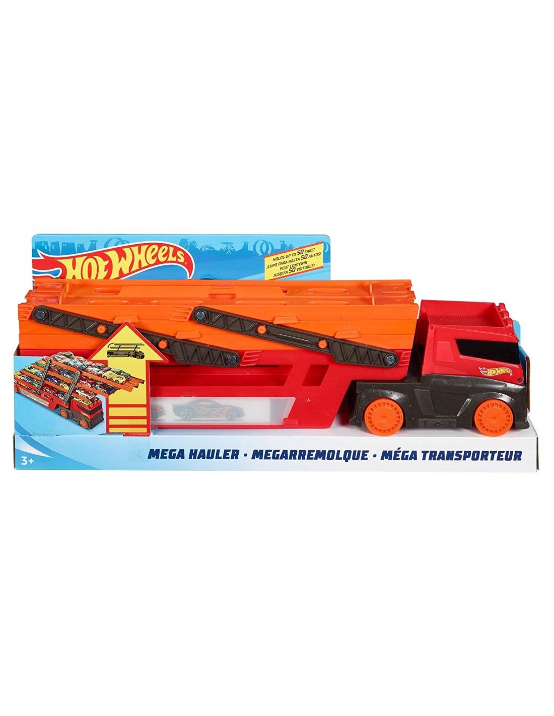 Hot Wheels Hot Wheels Mega Hauler Νταλίκα Γκαράζ Έξι Επιπέδων GHR48