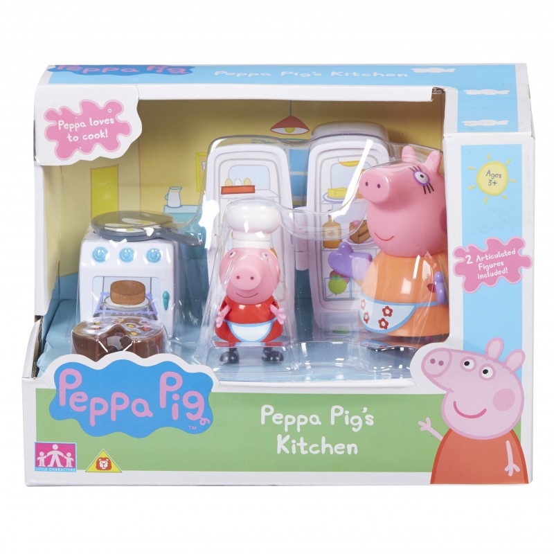 Peppa Pig Kουζίνα / Κάμπινγκ με 2 φιγούρες PPC40000 - Peppa Pig