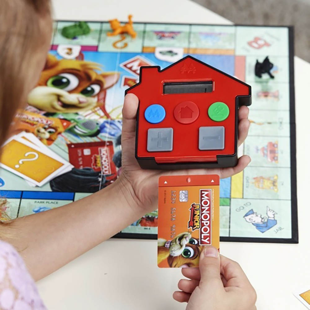 Επιτραπέζιο Monopoly Junior Ηλεκτρονική Τράπεζα E1842 - Hasbro Gaming, Monopoly