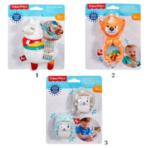 Fisher Price Ζωάκια - Κουδουνίστρες (3 σχέδια) GHL23 - Fisher-Price