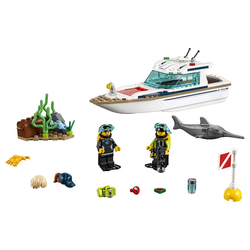 LEGO City Γιωτ Καταδύσεων - Diving Yacht 60221 - LEGO, LEGO City, LEGO City Great Vehicles