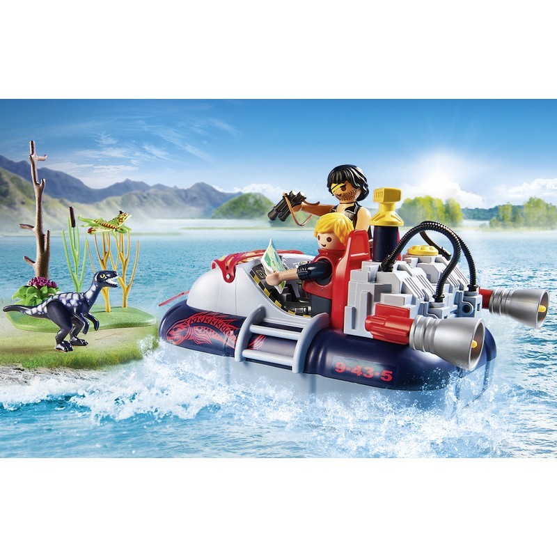 Playmobil City Action Χόβερκραφτ με εξερευνητές δεινοσαύρων 9435 - Playmobil, Playmobil City Action