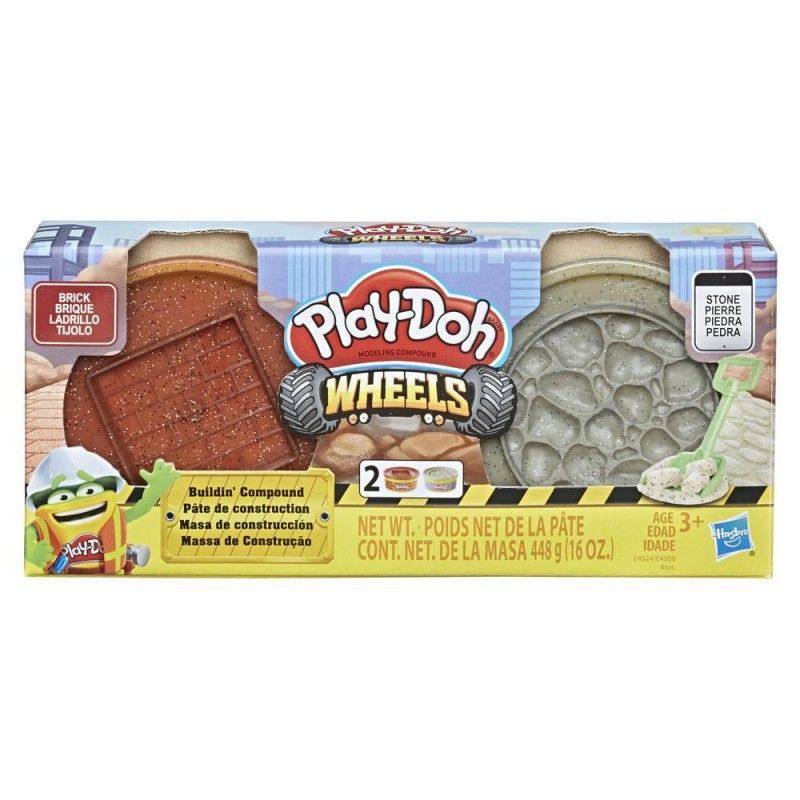 Hasbro Play-Doh Wheels Υλικά Οικοδομής 2 Σχέδια - Play-Doh