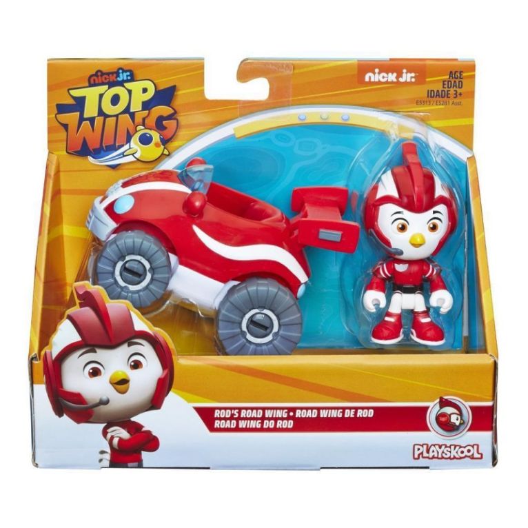 Top Wing Baddy Mcbat Φιγούρα Με Όχημα Σχέδια - Top Wing