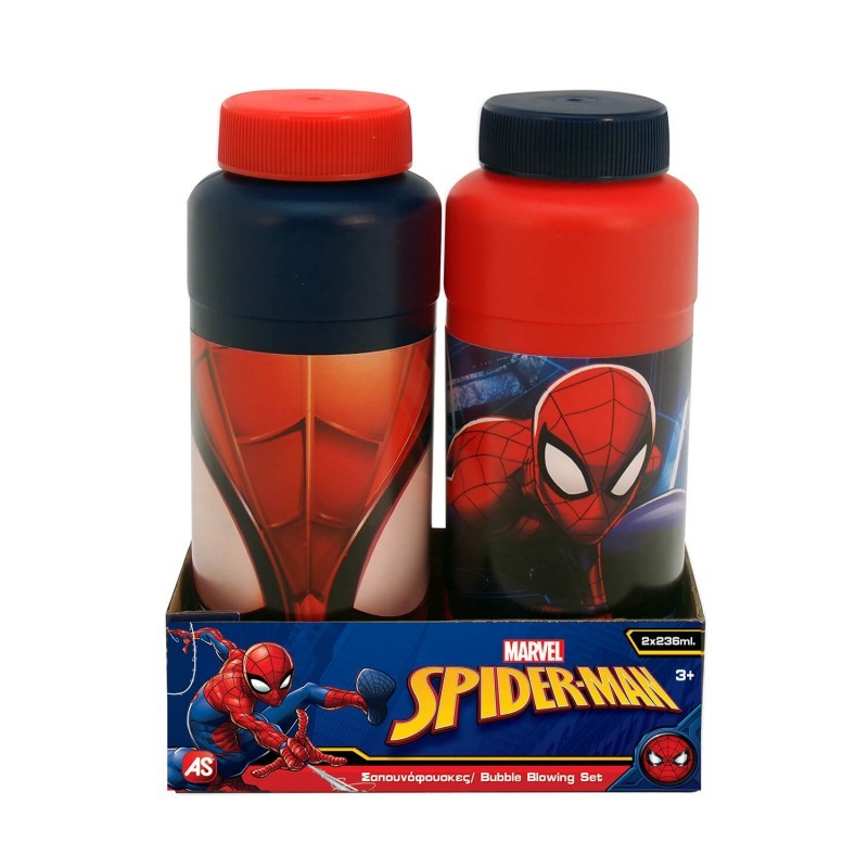 Spiderman Σαπουνόφουσκες Διπλό Μεγάλα Μπουκαλάκια 5200-01326 - 