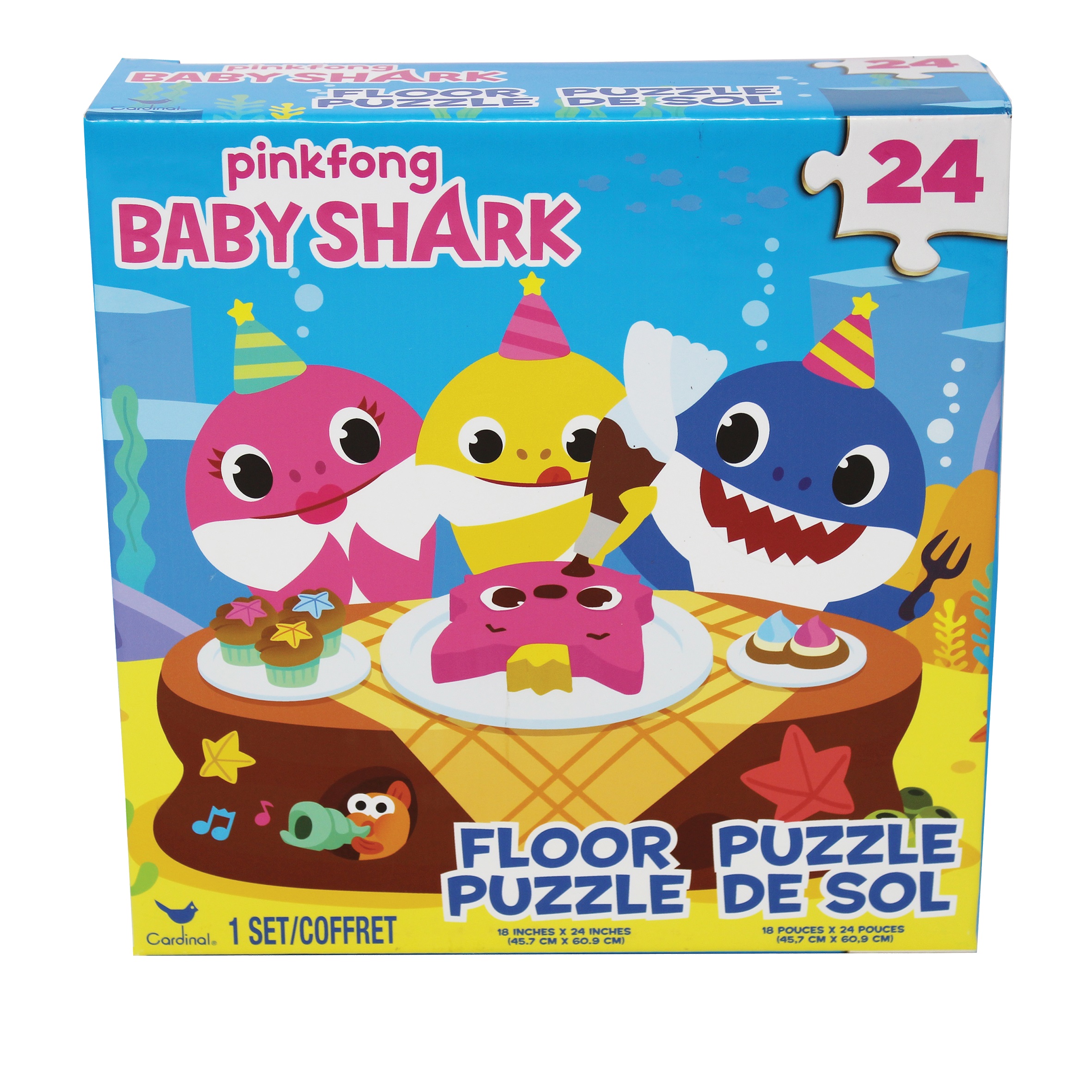 Baby Shark  Επιδαπέδιο Παζλ 24 τεμαχίων 6054915 - Baby Shark