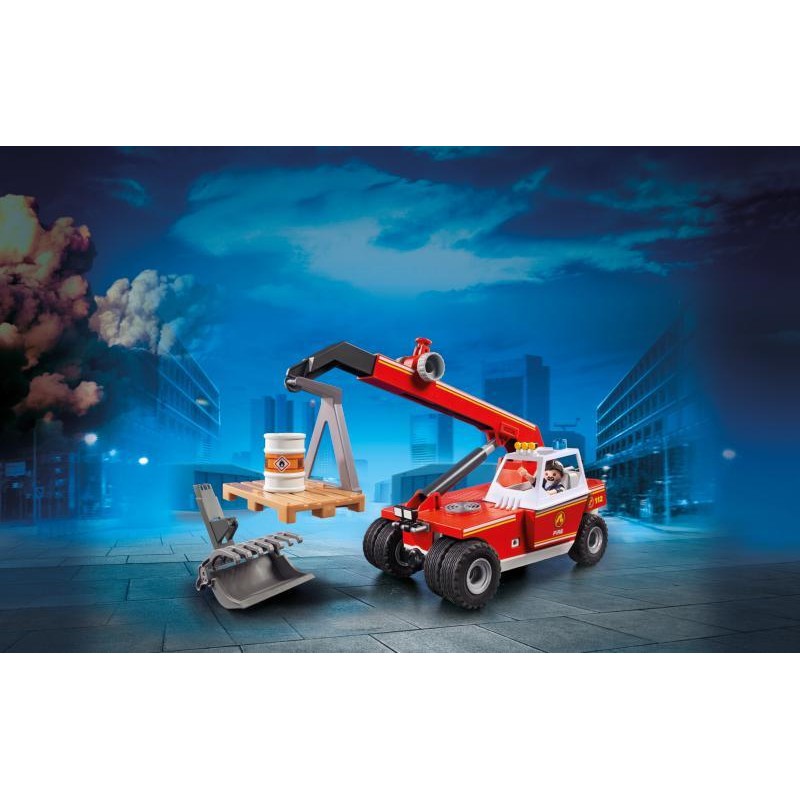 Playmobil City Action Γερανός Πυροσβεστικής 9465 - Playmobil, Playmobil City Action