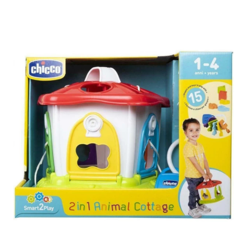 Chicco  2 σε 1 Εξοχικό με Ζωάκια και Κλειδιά 9610000000 - Chicco