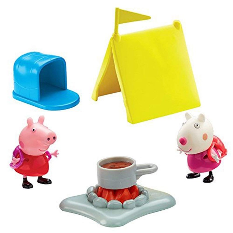 Peppa Pig Kουζίνα / Κάμπινγκ με 2 φιγούρες PPC40000 - Peppa Pig