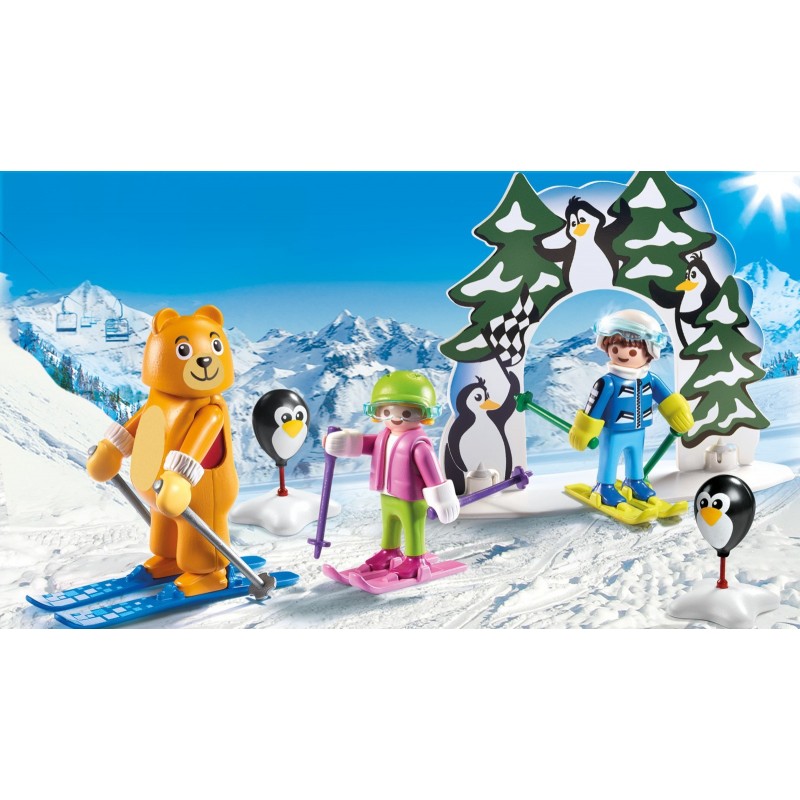 Playmobil Family Fun Εκπαιδευτής σκι με παιδάκια 9282 - Playmobil, Playmobil Family Fun
