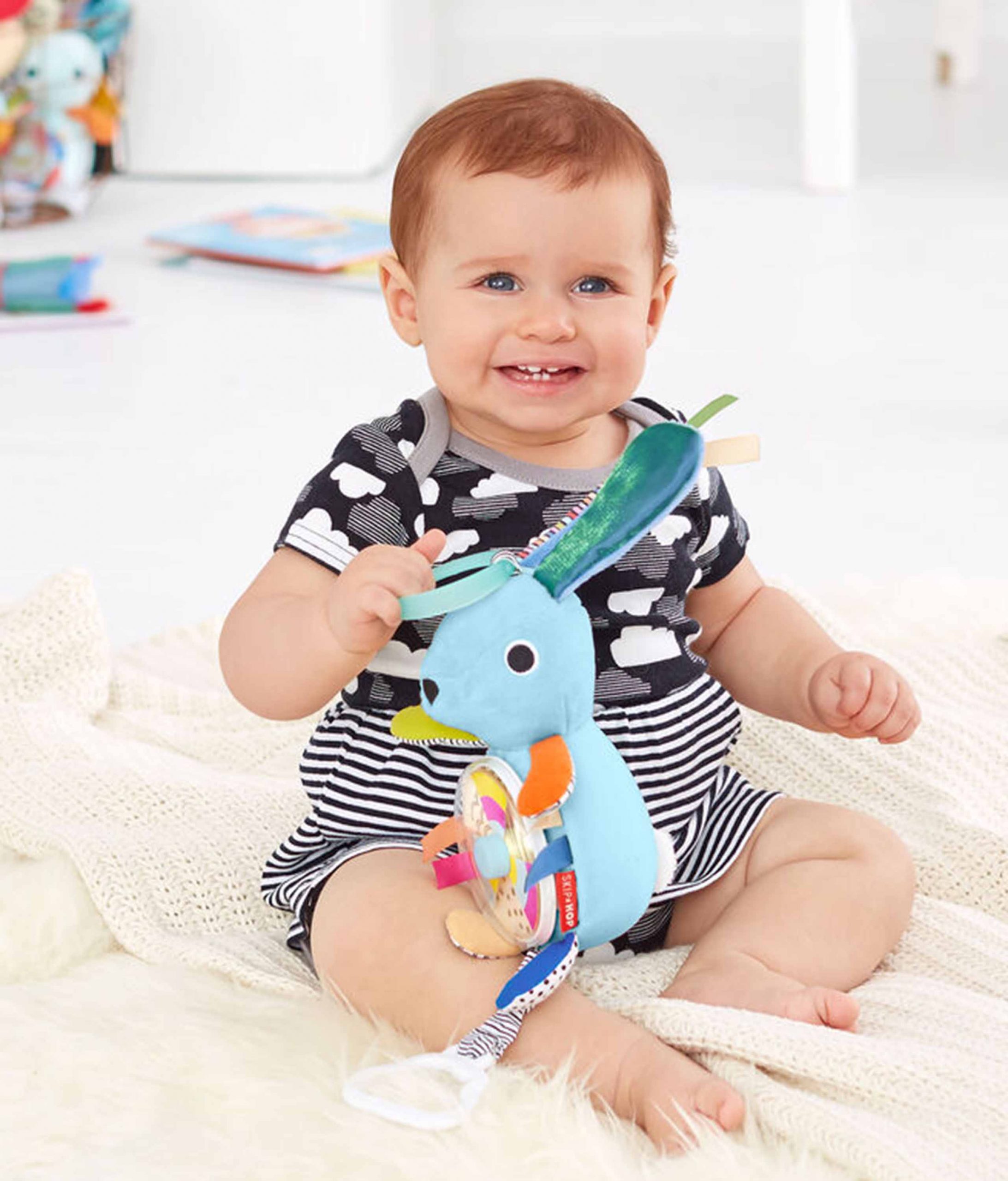 Skip Hop 305254 Vibrant Village Pull & Spin Activity Bunny - Παιχνίδι 29-2905022-01 - Skip Hop