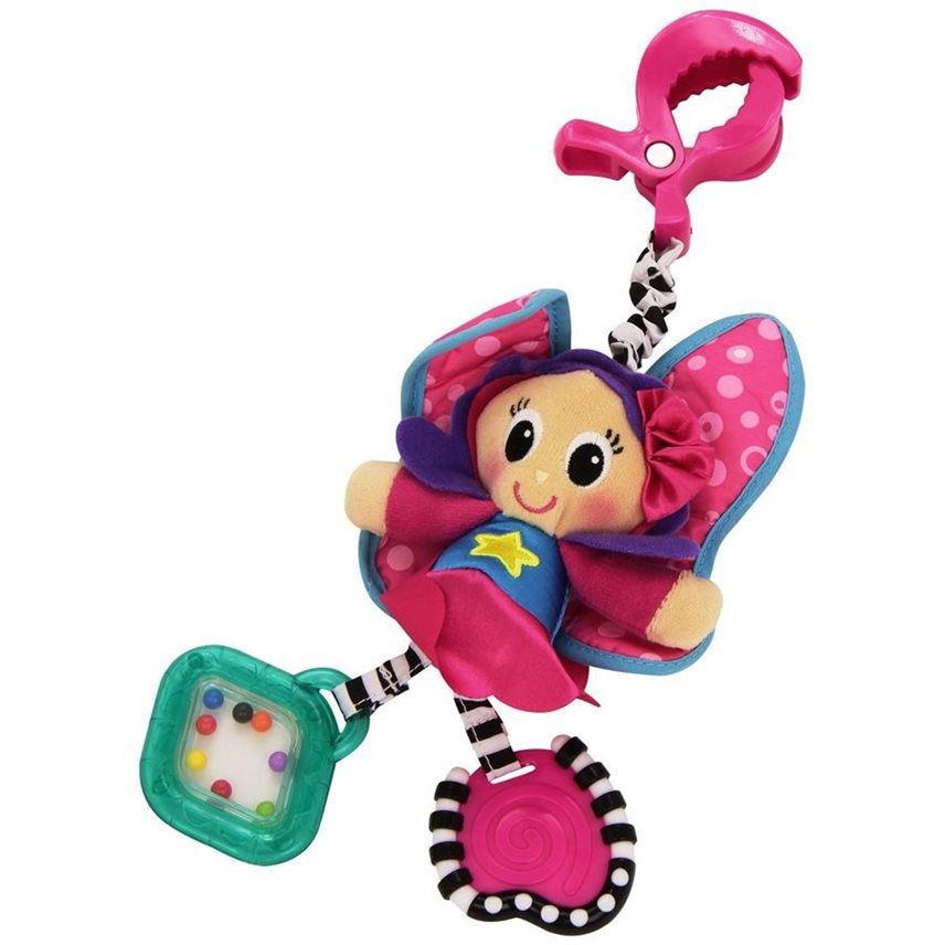 Playgro Dingly Dangly Floss the Fairy Παιχνίδι καροτσιού με κουδουνίστρα - Playgro