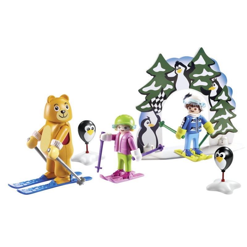 Playmobil Family Fun Εκπαιδευτής σκι με παιδάκια 9282 - Playmobil, Playmobil Family Fun