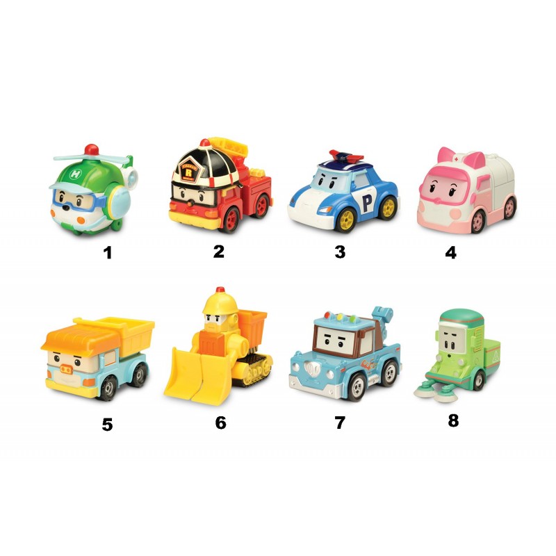 As Company Robocar Όχημα Die Cast - 8 Σχέδια 1003-83151 -  AS Company