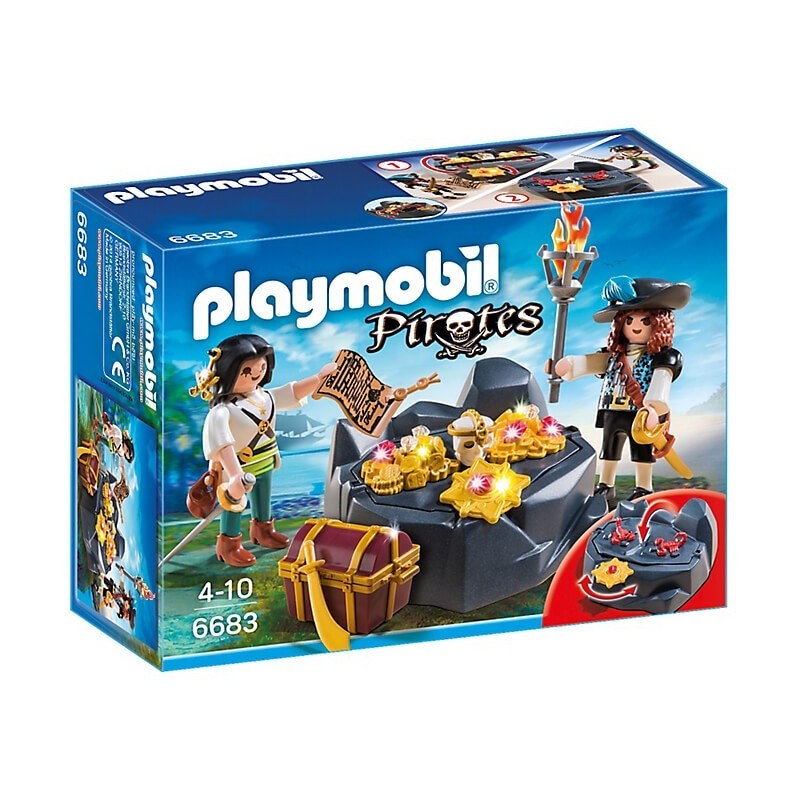 Playmobil Pirates Κρησφύγετο πειρατικού θησαυρού 6683 - Playmobil, Playmobil Pirates