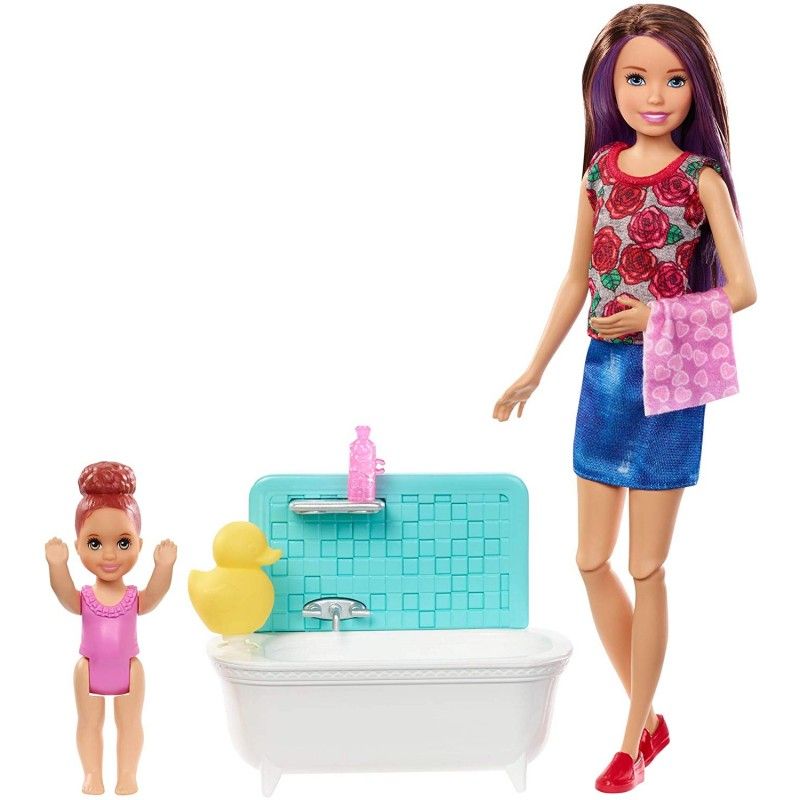 Barbie Skipper Babysitters - Ώρα Για Μπάνιο FXH05 - Barbie