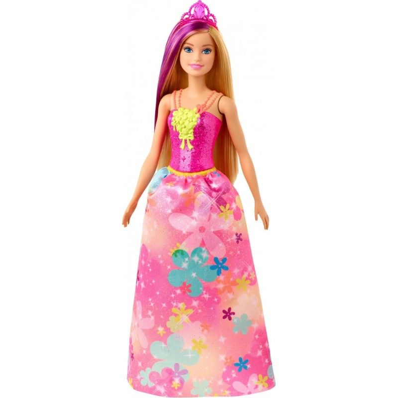 Barbie Dreamtopia Πριγκίπισσα Κούκλα Με Ανταύγεια GJK12 3 Σχέδια - Barbie